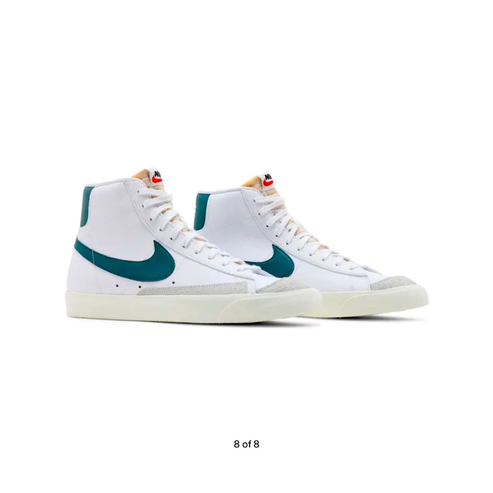 Blazer Mid '77 Vintage White Dark Teal Green